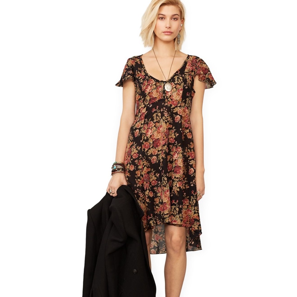 Denim & Supply Ralph Lauren Floral-Print High-Low Dress
